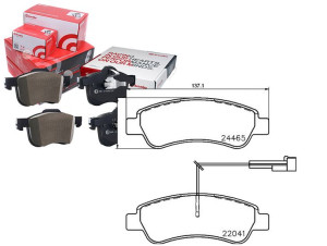 Klocki Hamulcowe Fiat Ducato 06- Tył Brembo