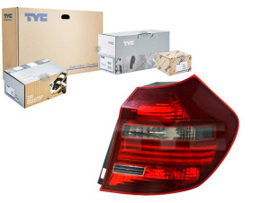 Lampa (kolor Szkła Czerwony/dymiony) Bmw 1 E81 E87