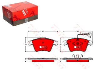Klocki Hamulcowe Vw Przód Multivan T5 03-09 Dtec C