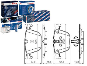 Klocki Hamulcowe Bmw Tył F01 F02 Bosch