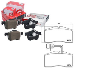 Klocki Hamulcowe Audi A8 95-02 Przód Brembo