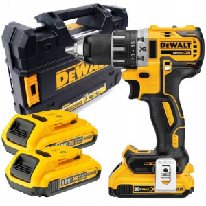 DeWALT DCD791D2 Wkrętarka 18V XR 2aku 2,0Ah 70Nm