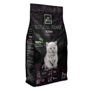 Rex Natural Range Kitten Chicken & Rice 3kg