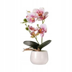 Storczyk Sztuczny Kwiat Orchidea W Doniczce 35cm