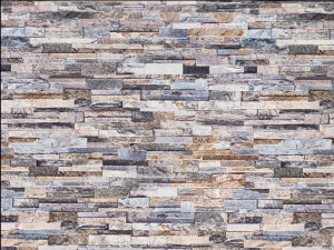 Tapeta kuchenna Ceramics STONE WALL szara 67,5x50
