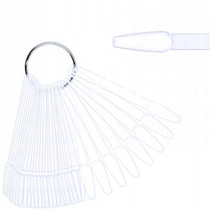 WZORNIK BALERINA wachlarz próbnik lakierów clear