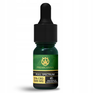 Premicanna Olej konopny 5% CBD FULL SPECTRUM 500mg
