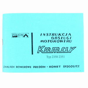 Instrukcja obsługi ROMET KOMAR 2350, 2351 PL