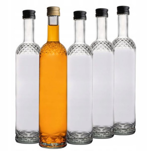 10x Butelka NARGIZ 500 ml na NALEWKĘ WHISKY WÓDKĘ