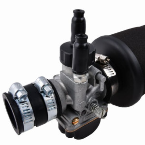 Gaźnik WSK 125 21MM + króciec + filtr powietrza gąbka DELLORTO ITALY