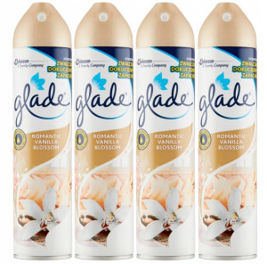 GLADE ROMANTIC VANILLA BLOSSOM Odświeżacz 4x300ml