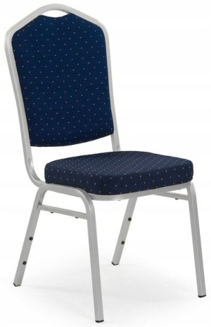 Krzesło Glamour Ludwik Ozdobne Tapicerowane Print