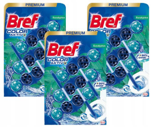 Bref Color Activ Zawieszka do WC Eucalyptus 9x50g