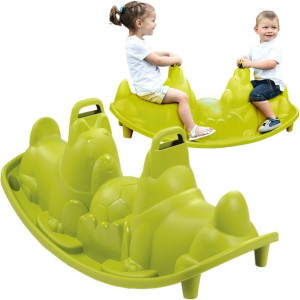 Smoby Zielony bujak Pieski z piłką Huśtawka Równoważnia