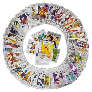 55 Sztuk Karty Pokemon Kolekcjonerskie Srebrne Gx Vmax