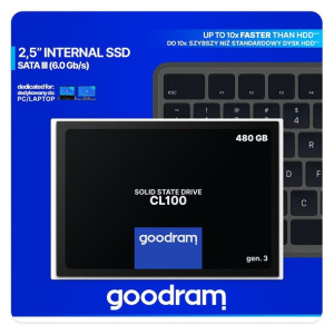 Ssd Goodram Cl100 Gen. 3 480gb Sata Iii 2,5 Retail
