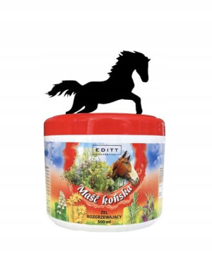 Żel Maść końska rozgrzewająca Editt 500 ml