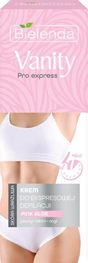 Bielenda Vanity Pro Express Krem do ekspresowej depilacji Pink Aloe - do sk