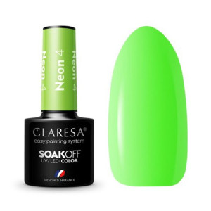 Claresa Lakier Hybrydowy Neon 4 -5G