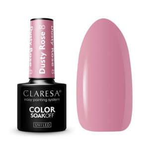 Claresa Lakier Hybrydowy Dusty Rose 8 -5G