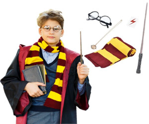 Różdżka Szalik Okulary Naszyjnik Harry Potter