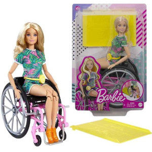 Barbie Na Aktywnym Wózku Inwalidzkim - Lalka Grb93