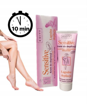 ✅ Krem do ŁAGODNEJ depilacji Sensitive EDITT - 75ml ✅