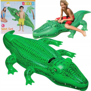 Materac Krokodyl Dmuchany Do Pływania Aligator Xxl