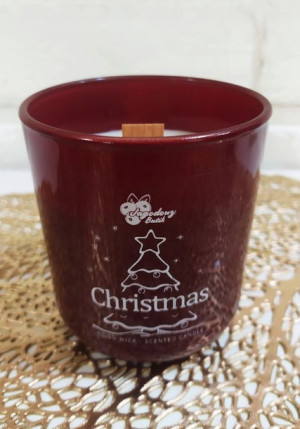 Christmas - Sojowa Świeca Zapachowa w szkle