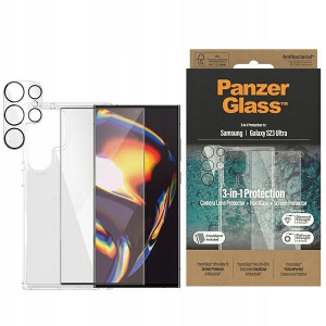 Panzerglass Galaxy S23 Ultra 3w1 zestaw szkła etui
