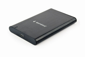 Ramka Gembird 2.5" Usb-c Sata Alu Czarna Ee2-u3s-6