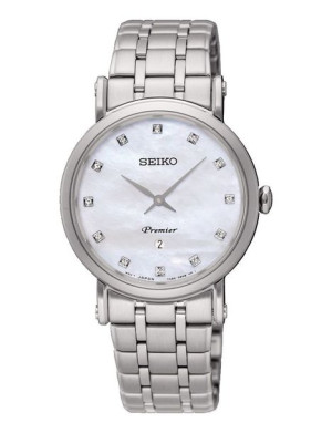Zegarek marki Seiko model SXB433 kolor Zółty. Akcesoria Damskie. Sezon: Cał