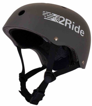 Kask rowerowy dla dzieci TRACKER - Love 2 RIDE, rozm. S, 50-54 cm z lampką