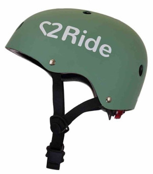 Kask rowerowy dla dzieci HEART BIKE - Love 2 RIDE, rozm. S, 50-54 cm z lamp
