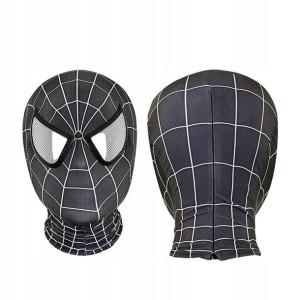 Maska Spider-man Czarna Dla Dzieci Przebranie