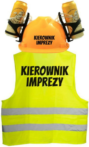 Zestaw Kamizelka Hełm Na Wieczór Kawalerski Y4