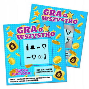 Zdrapka Kupon Los Zostaniesz Świadkiem Świadkową