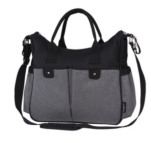 Torba dla mamy - torba do wózka BASIC SO CITY! - Dark