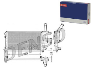 Chłodnica Silnika Fiat Punto 1.4 -03.12 Denso