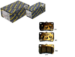 Klocki Hamulcowe Toyota Tył Lexus Japanparts