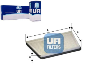 Filtr Kabinowy Peugeot 206 1.1-2.0hdi Ufi