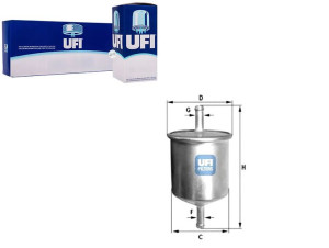 Filtr Paliwa Nissan Ufi
