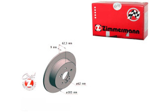 Tarcze Hamulcowe 2szt Toyota Rav4 Ii 00-05 Tył Zim
