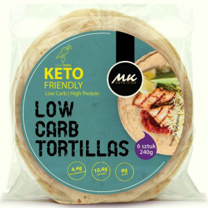 WRAP LOW CARB - KETO TORTILLA placki kebab 6szt.