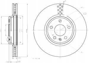 Tarcze Ham. 2szt Vw P. A4 A5 07- Q5 Maxgear
