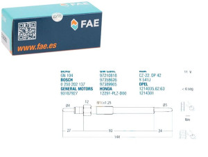 Świeca Żarowa Opel 1.7dti 16v Fae