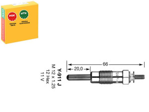 Świeca Żarowa Ngk 5962j3 5962t1 9111145 4403145
