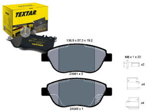 Klocki Hamulcowe Opel Przód Corsa D 1,3cdti 06- Te