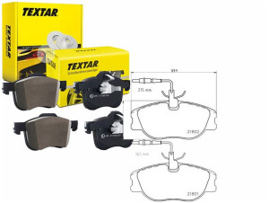 Klocki Hamulcowe Peugeot Przód 806 Textar