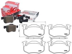Klocki Hamulcowe Renault 5 85-95 Z Czuj. Brembo